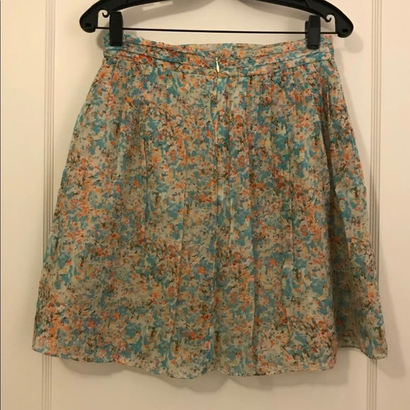 J crew water color silk skirt - Picture 2 of 5